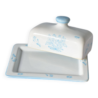 Ancien beurrier porcelaine