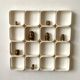 White 70's plastic module shelf