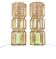 2 Fitz model lamps in yellow glass, Habitat edition.