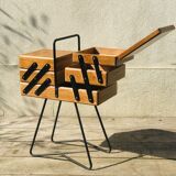 Vintage sewing basket 60