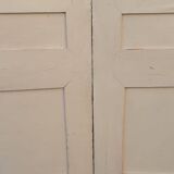 Paire de portes de placard h233x86cm chacune ancienne