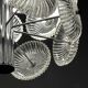 Vintage crystal chandelier Dandelion, Italy, 1960s