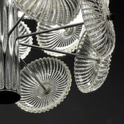 Vintage crystal chandelier Dandelion, Italy, 1960s