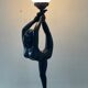 Vintage lamp Dancer of the 70s-80s Art Deco style