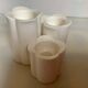 Trio of four-leaf clover candle holders