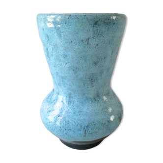 Vase Accolay en céramique bicolore, années 60