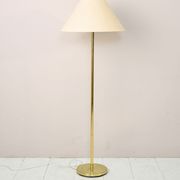 Lampadaire vintage avec base en or