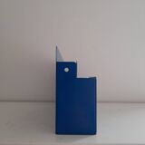 Blue metal mail holder from the 70s