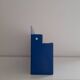 Porte courrier métal bleu années 70