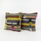 Set of 2 vintage kilim cushion covers 48x48 cm