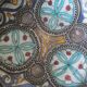 Duo of antique plates in filigree Hispano Moorish ceramics