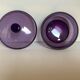 Old purple purple glass candy box