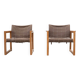 Ensemble de deux fauteuils lounge Diana par Karin Möbring pour Ikea