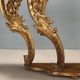 Old eclectic console carved in gilded fir, Italy 19th century