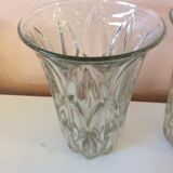 Paire de vases en verre