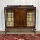 Vitrine Anglaise Chippendale 3 portes début XXème en acajou