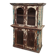 Armoire vitrée en bois ancienne patinée
