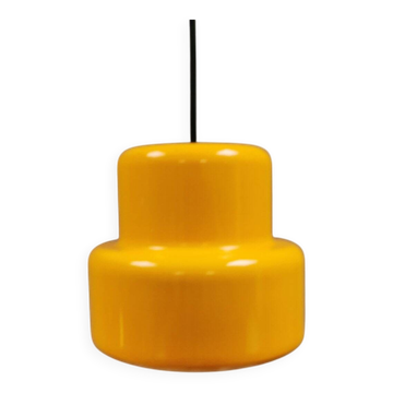 Mini poker hanging lamp by Jo Hammerborg 1977 Denmark