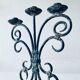 Old iron chandelier