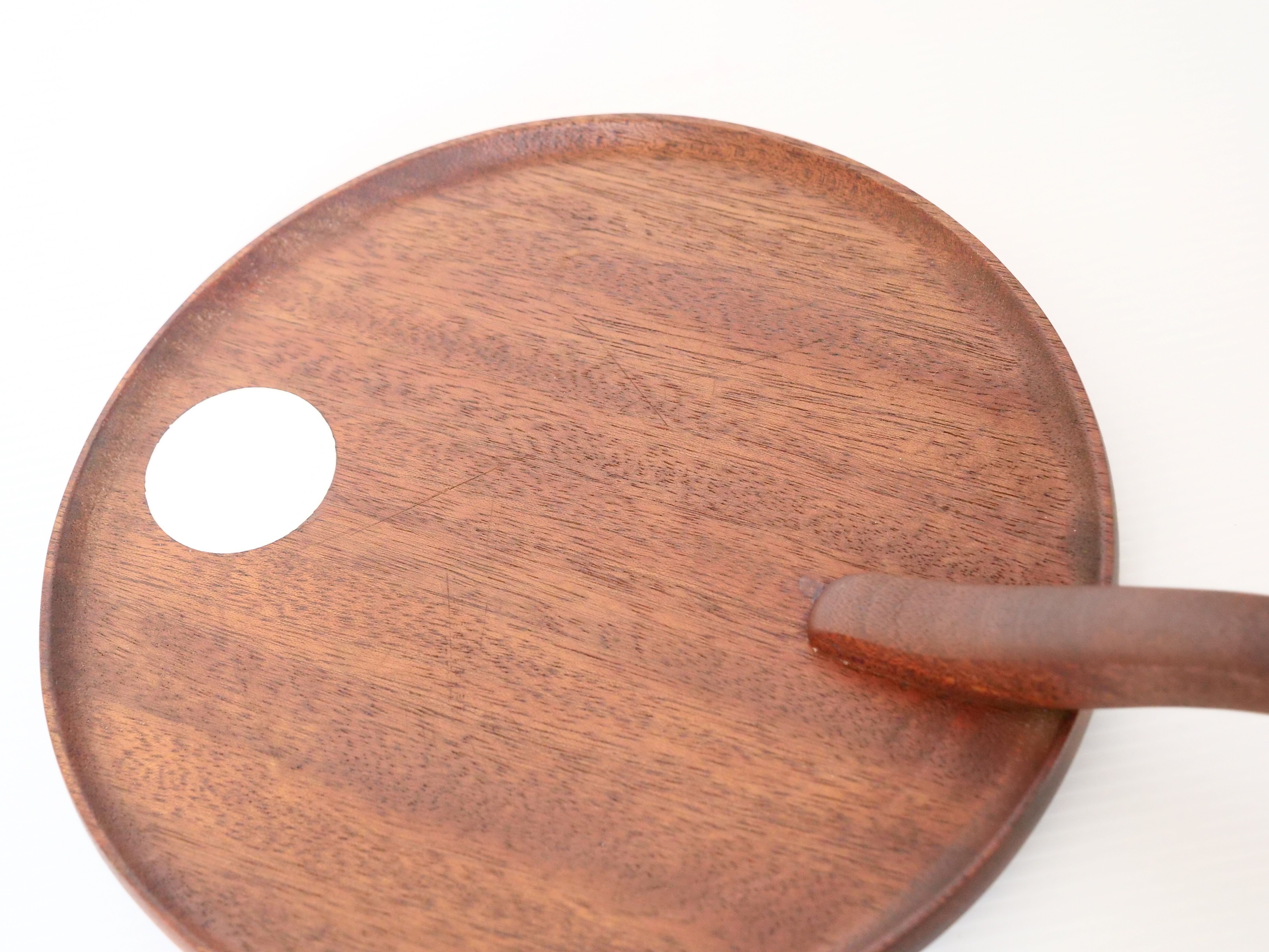 Teak cheese platter