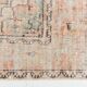 Blush Pink Muted Turkish Vintage Handmade Wool Carpet Rug, 191x316 Cm