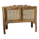 Low sideboard with canework