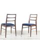 Set Of 4 Vintage Richard Hornby For Heals Fyne Ladye Afromosia Chairs