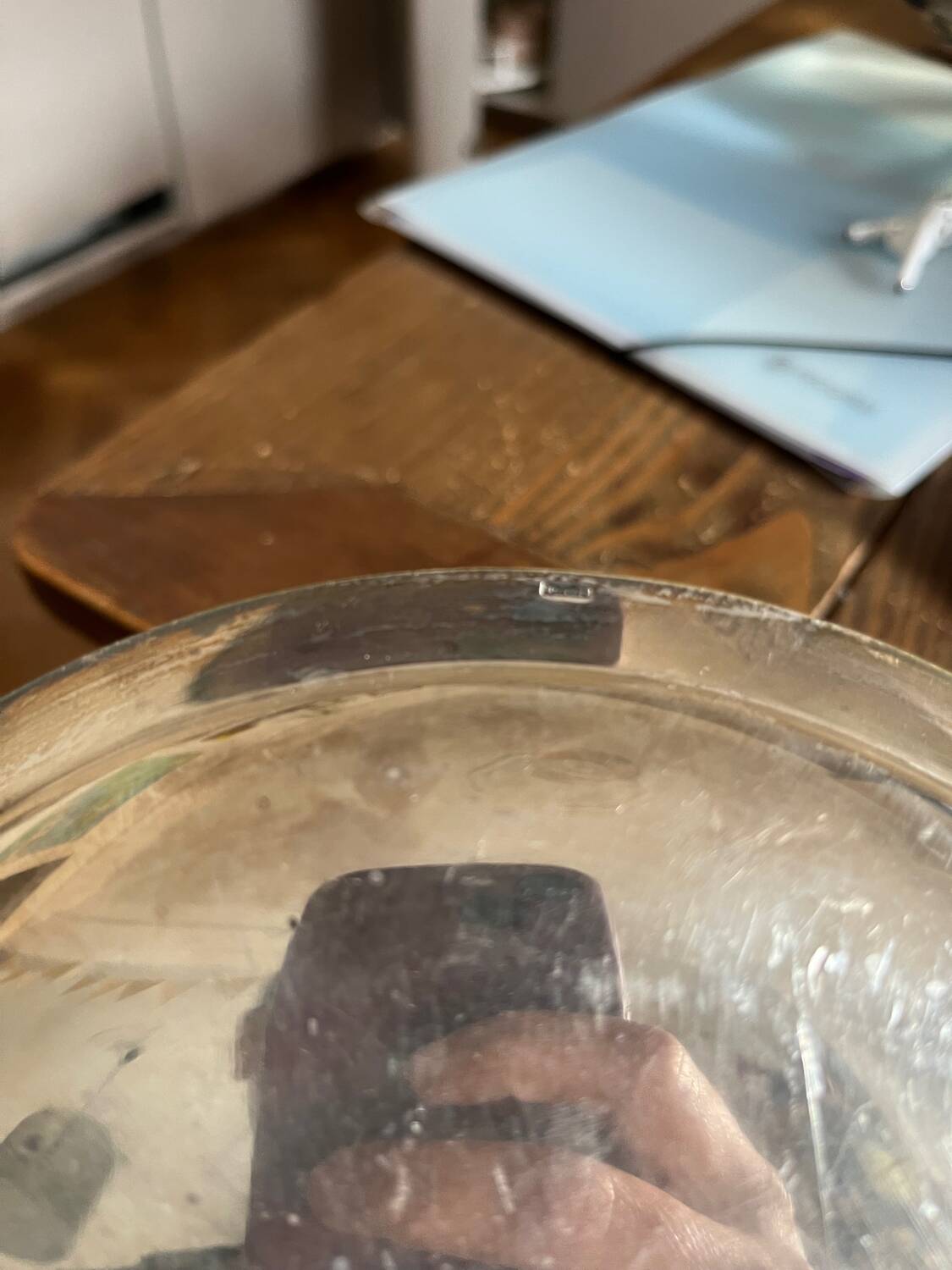 Silver tray