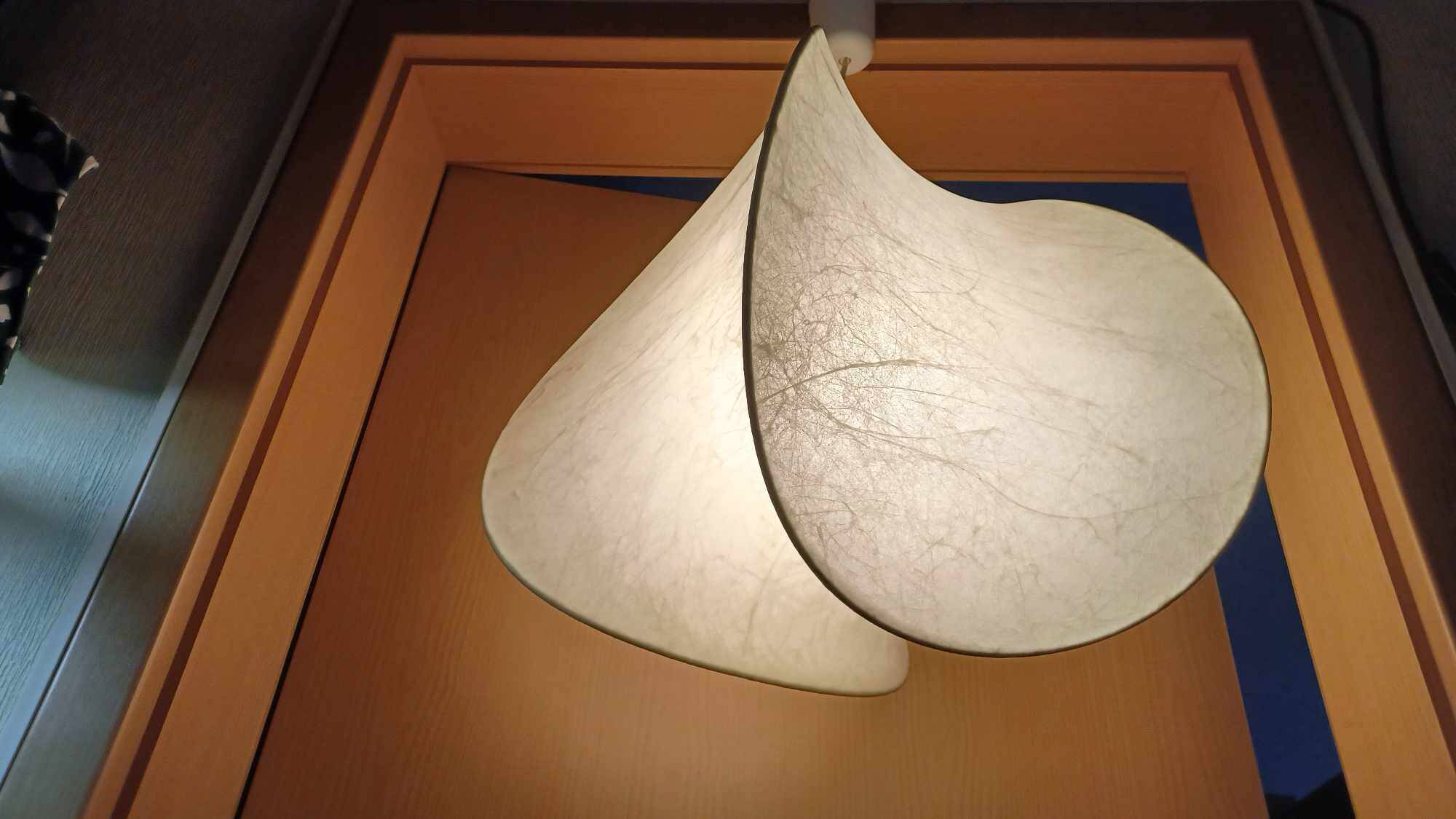 Suspension Cocoon de "Goldkant Leuchten", années 1960