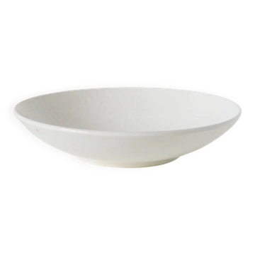 Plat rond de présentation Salins, design, blanc, 1960