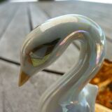 Limoges porcelain salters swan shape