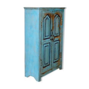 Armoire en teck birman avec patine