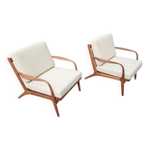 Paire de fauteuils Mid Century Modern Adrian Pearsall modèle 2315-C 1960s