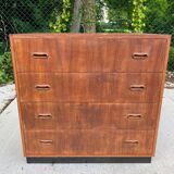 Commode scandinave vintage en teck