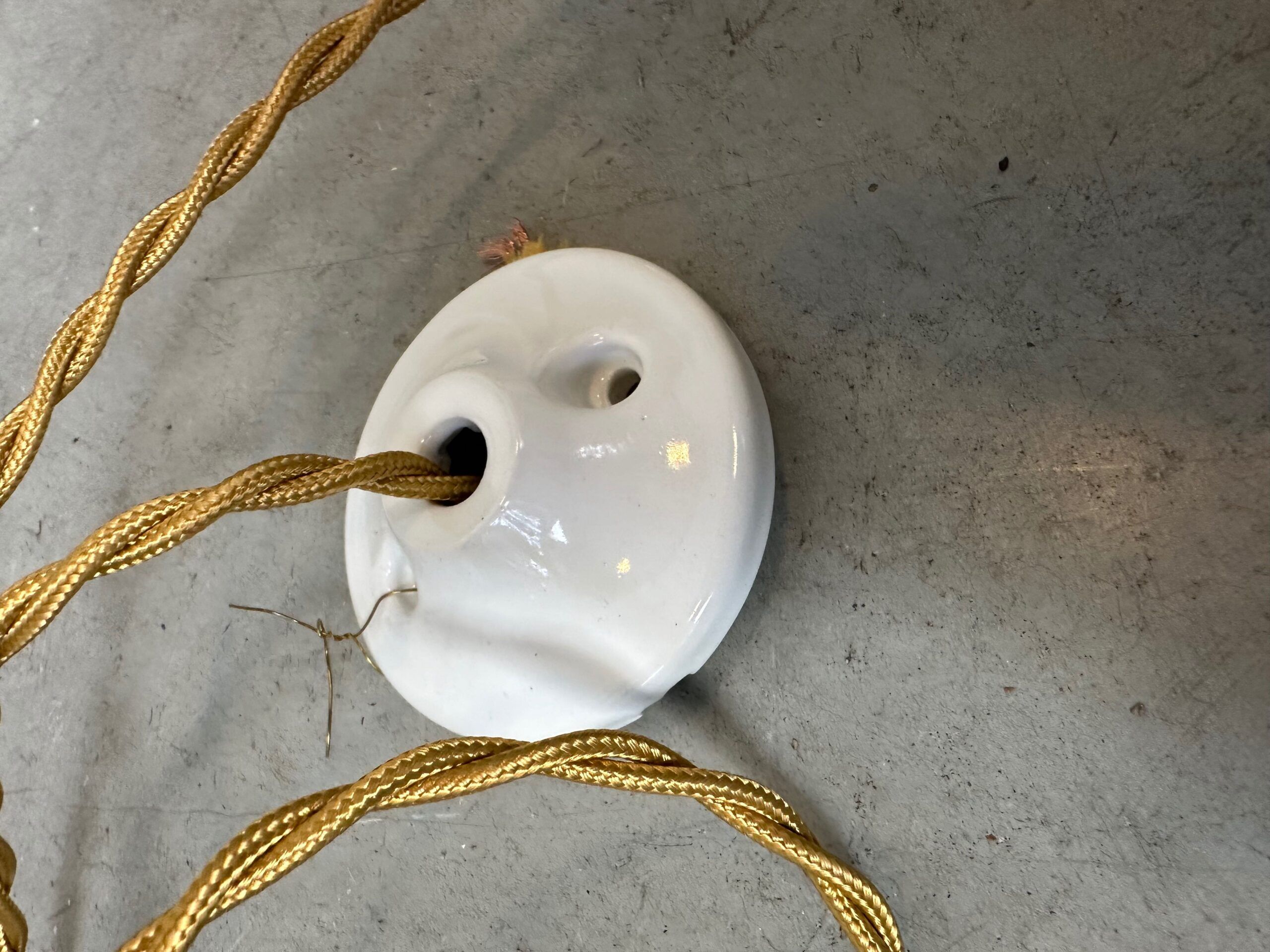 5x opaline collar lamps