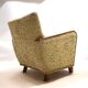 Fauteuil de salon Art Déco en jacquard de velours, 1930