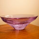 Bohemian Alessandrite Glass Bowl Vase
