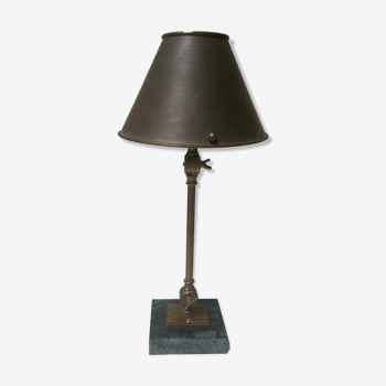 Articulated brass lamp