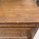 English sideboard with 2 doors, solid wood, medium satin oak