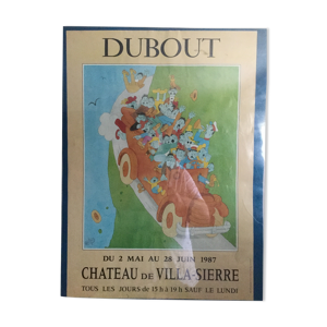 Affiche Dubout, exposition