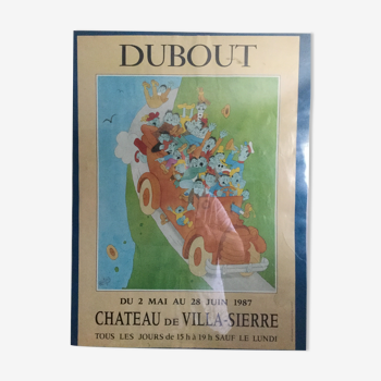 Dubout poster, exhibition