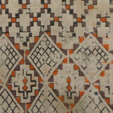 Beni ouarain old moroccan carpet 185 x 417 cm