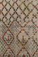 Tapis marocain beni ouarain ancien  185 x 417 cm