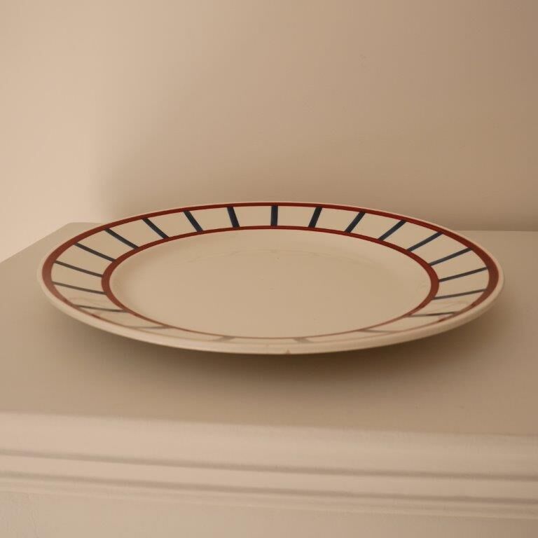 Set of 2 presentation dishes Béarn, HCBM Montereau