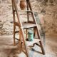Antique French Oak Ladder Library Chair – Metamorphic Stepladder Chair