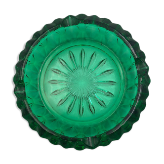 Vintage ashtray chiseled glass