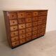 Vintage apothecary cabinet with 36 drawers 1930's
