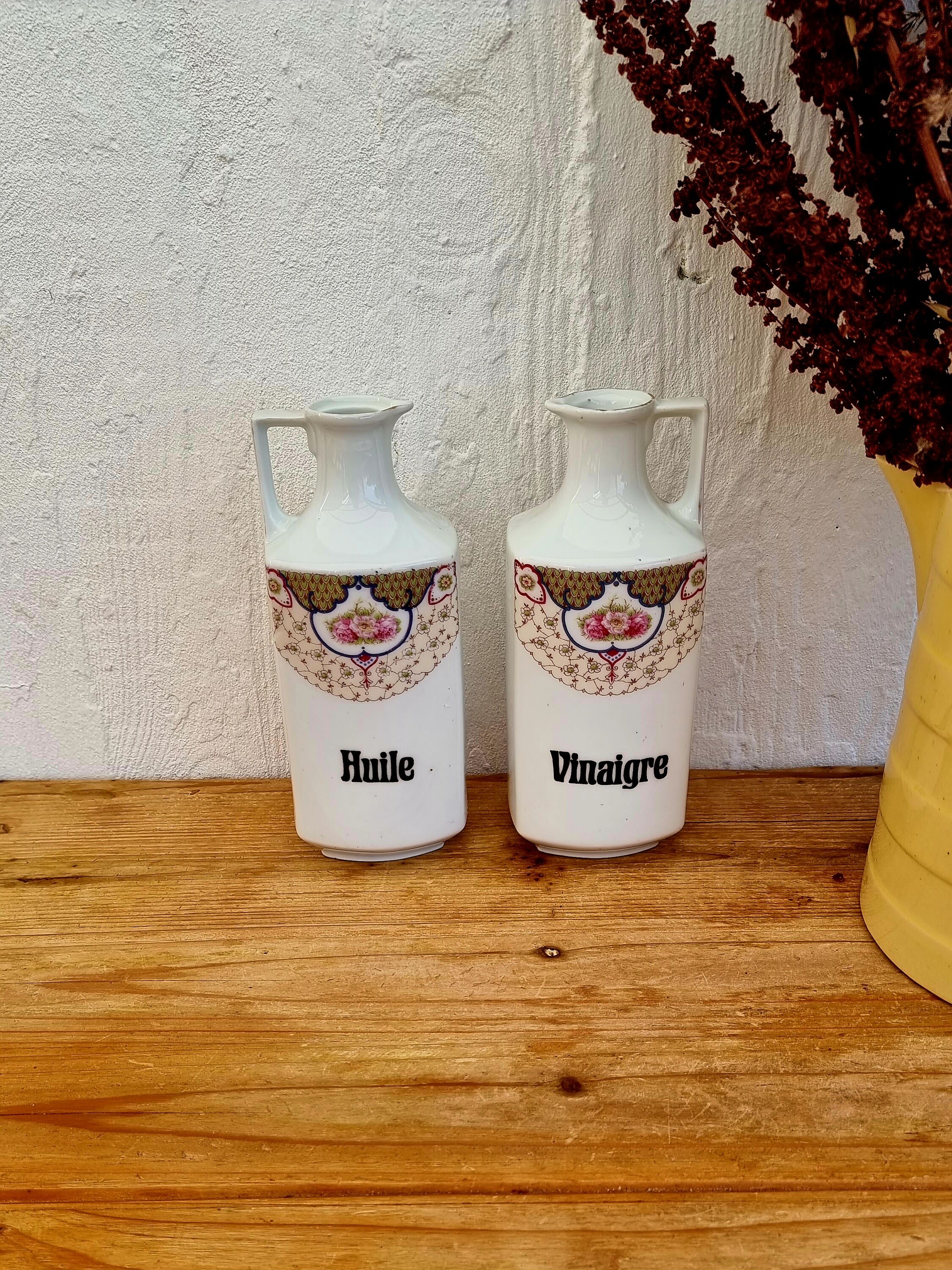 Set of 2 bottles vinegar and oil Epiag