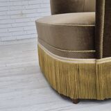 1960s, Danish 2-seater sofa, green furniture velour, original condition.