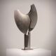 Sculpture de Børge Jørgensen en acier poli 1984 1/1